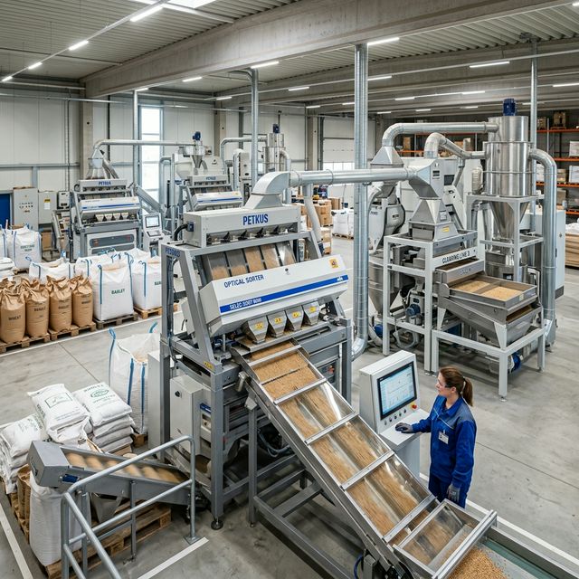 Ömer Tarım Modern Tohum İşleme ve Eleme Tesisi